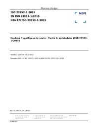 NBN EN ISO 23953-1:2015