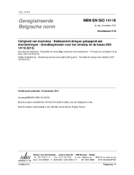 NBN EN ISO 14119:2013
