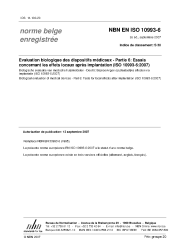 NBN EN ISO 10993-6:2007
