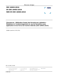 NBN EN ISO 18403:2016
