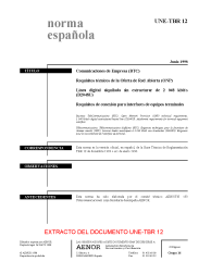 UNE-TBR 12:1998