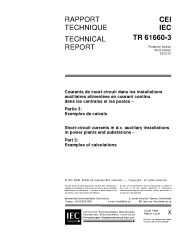 IEC TR 61660-3:2000