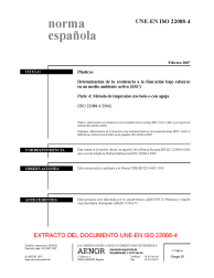 UNE-EN ISO 22088-4:2007