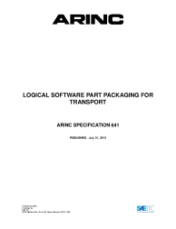 ARINC Specification 641:2015