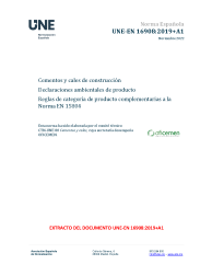UNE-EN 16908:2019+A1:2022
