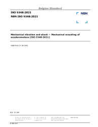 NBN ISO 5348:2021