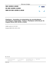 NBN EN ISO 10350-2:2020