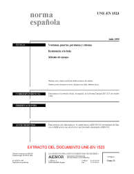 UNE-EN 1523:1999 (R2019)