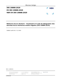 NBN EN ISO 20888:2020