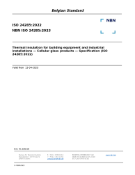 NBN ISO 24285:2023