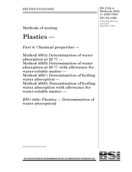 BS 2782-4 Methods 430A to 430D:1983