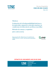 UNE-EN ISO 22403:2022