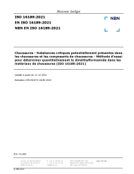 NBN EN ISO 16189:2021