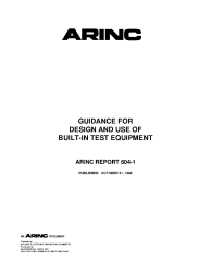 ARINC Report 604-1:1988