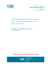 UNE-EN ISO 11064-3:2001