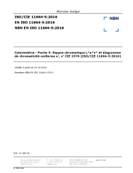 NBN EN ISO 11664-5:2016