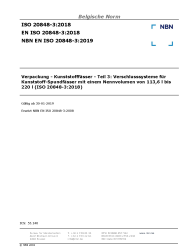 NBN EN ISO 20848-3:2019
