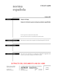 UNE-EN 14390:2007 (R2011)