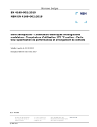 NBN EN 4165-002:2015