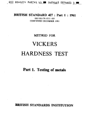 BS 427-1:1961