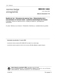 NBN EN 14884:2006