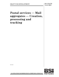 DD CEN/TS 14441:2005