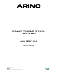 ARINC Report 842-3:2022