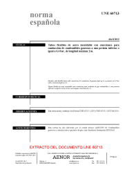 UNE 60713:2013 (R2020)