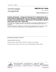 NBN EN ISO 16050:2011