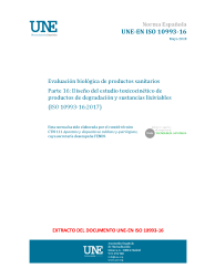 UNE-EN ISO 10993-16:2018