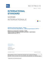 IEC 61784-3-13:2016