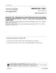 NBN EN ISO 17294-1:2006