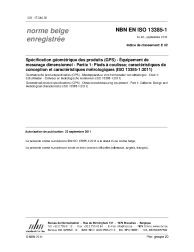 NBN EN ISO 13385-1:2011