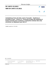 NBN EN 14972-15:2021