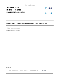 NBN EN ISO 4489:2019