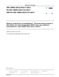 NBN EN ISO 18082:2014/A1:2017
