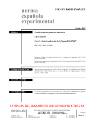 UNE-CEN ISO/TS 17665-2:2009 EX