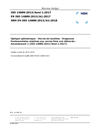NBN EN ISO 14889:2013/A1:2018