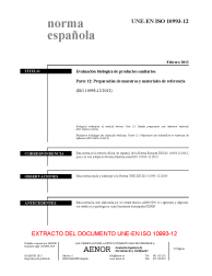 UNE-EN ISO 10993-12:2013