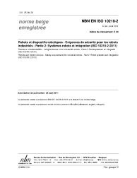 NBN EN ISO 10218-2:2011