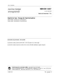 NBN EN 14207:2003