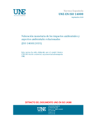 UNE-EN ISO 14008:2020