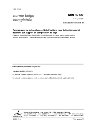 NBN EN 687:2011