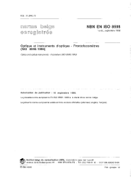 NBN EN ISO 8598:1998