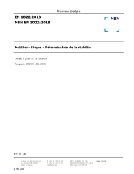 NBN EN 1022:2018