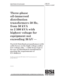 BS EN 50464-2-3:2007