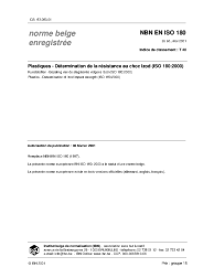 NBN EN ISO 180:2001