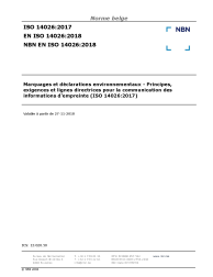 NBN EN ISO 14026:2018