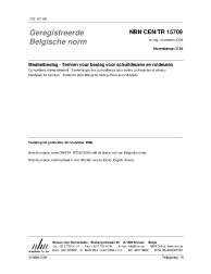NBN CEN/TR 15709:2008