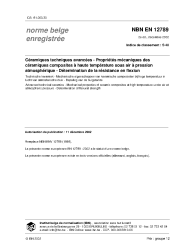 NBN EN 12789:2002
